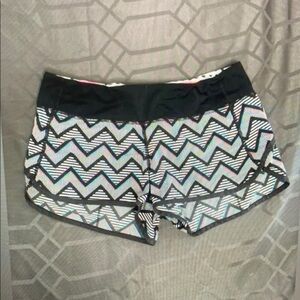Black and White Chevron Women's Shorts